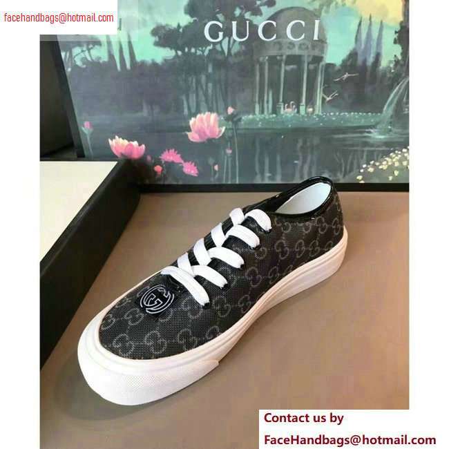 Gucci Interlocking G Sneakers GG Black 2020 - Click Image to Close