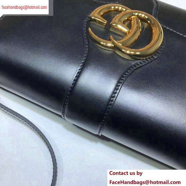 Gucci Leather Arli Medium Shoulder Bag 550126 Black 2020