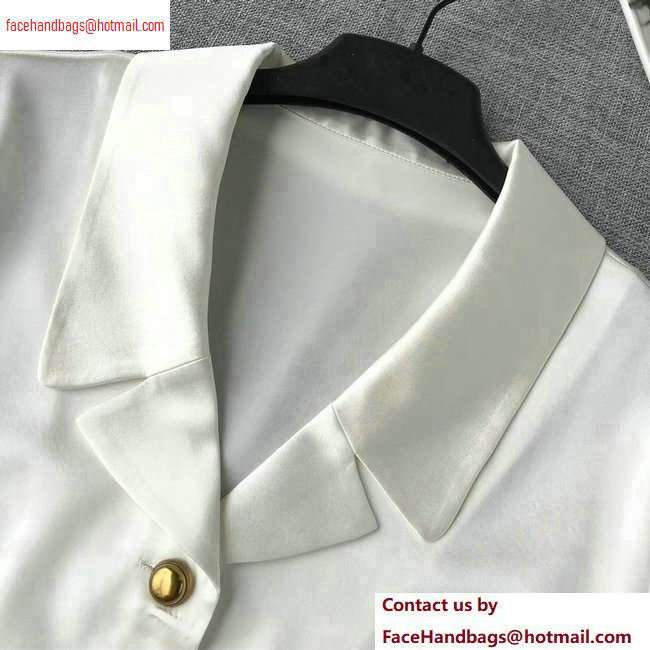 Gucci White Shirt with Red Bow 2020