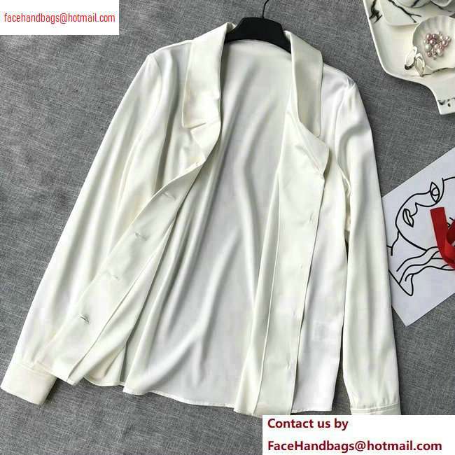 Gucci White Shirt with Red Bow 2020