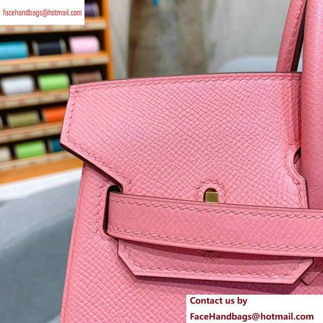 Hermes Birkin 25cm Bag in Original Epsom Leather Pink
