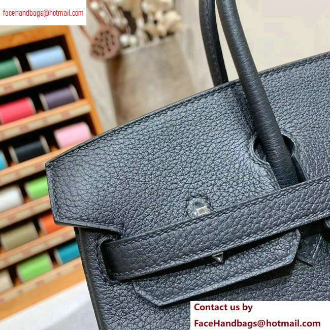 Hermes Birkin 25cm Bag in Original Togo Leather Black