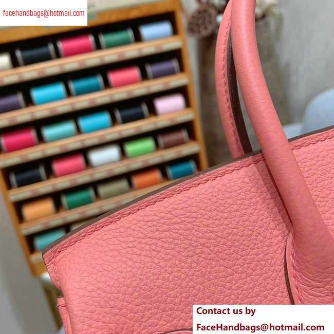 Hermes Birkin 25cm Bag in Original Togo Leather Pink