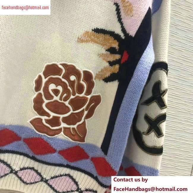 Hermes Flower Sweater Creamy 2020