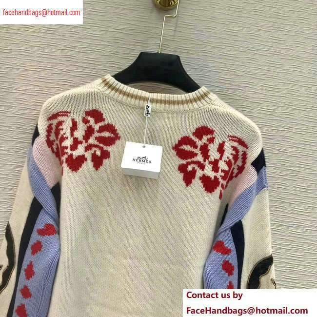 Hermes Flower Sweater Creamy 2020