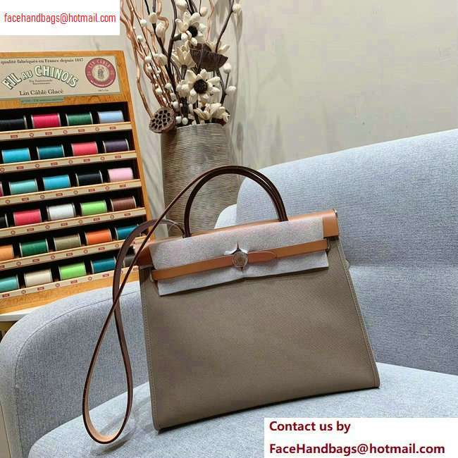 Hermes Herbag Zip 31 Bag in Original Quality Brown/Camel