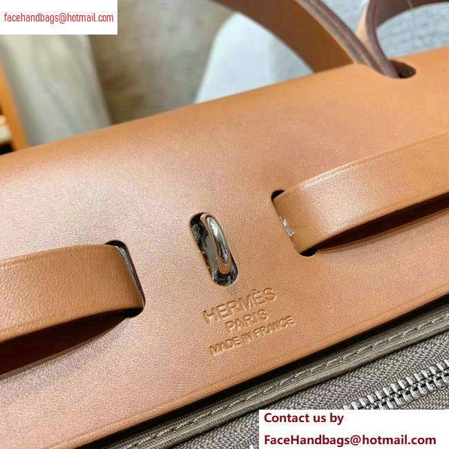 Hermes Herbag Zip 31 Bag in Original Quality Brown/Camel - Click Image to Close