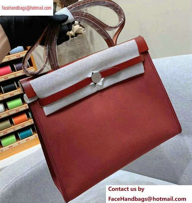 Hermes Herbag Zip 31 Bag in Original Quality Red