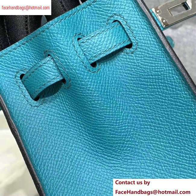 Hermes Kelly 25cm Bag in Original Epsom Leather Turquoise - Click Image to Close