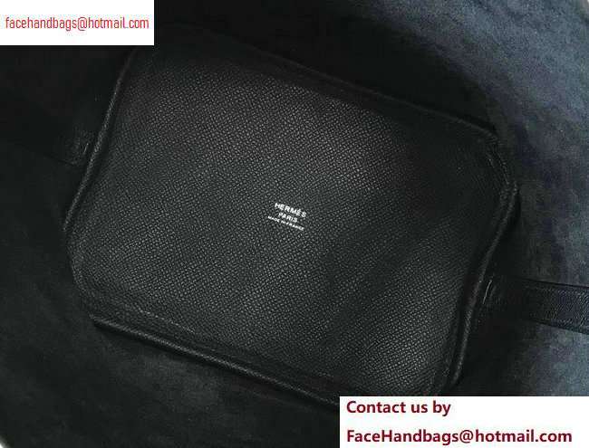 Hermes Picotin Lock 18 Bag with Braided Handles black