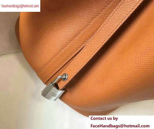 Hermes Picotin Lock 22 Bag with Braided Handles camel
