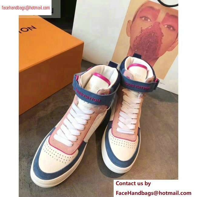 Louis Vuitton Boombox Sneakers Boots Blue 2020