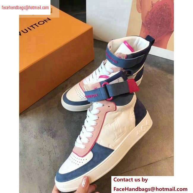 Louis Vuitton Boombox Sneakers Boots Blue 2020 - Click Image to Close