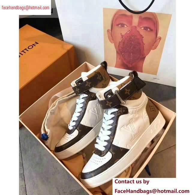 Louis Vuitton Boombox Sneakers Boots Brown 2020