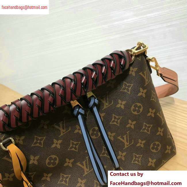 Louis Vuitton Braided Handle Monogram Canvas Beaubourg Hobo Bag 2020 - Click Image to Close