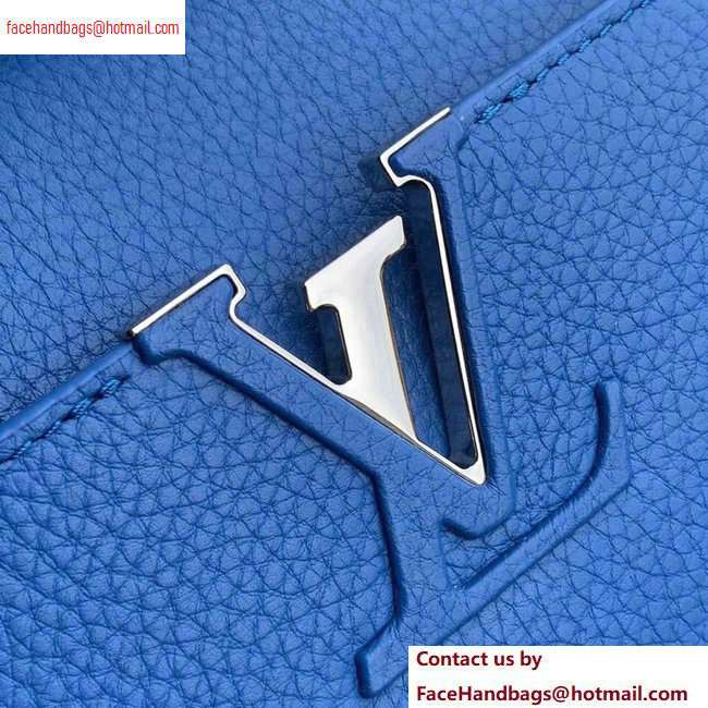 Louis Vuitton Capucines BB Bag Braided Handle and Strap M55236 Blue - Click Image to Close