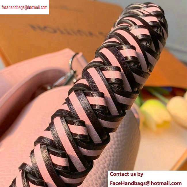 Louis Vuitton Capucines BB Bag Braided Handle and Strap M55236 Pink - Click Image to Close