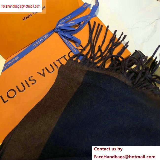 Louis Vuitton Cardiff Scarf 194x30cm Dark Blue