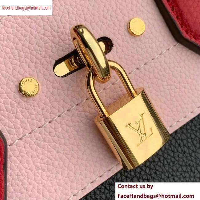 Louis Vuitton City Steamer Mini Tote Bag Black/Pink/Red