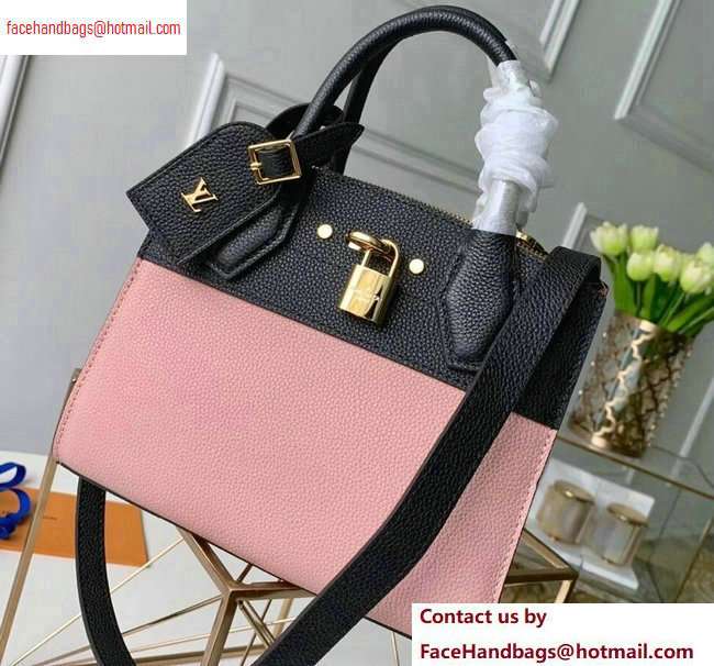 Louis Vuitton City Steamer Mini Tote Bag Black/Pink Louis Vuitton City Steamer Mini Tote Bag Black/Pink