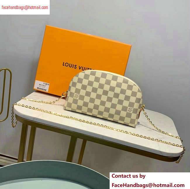 Louis Vuitton Cosmetic Pouch GM Bag M47353 Damier Azur Canvas