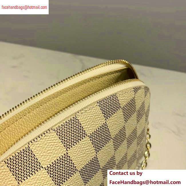 Louis Vuitton Cosmetic Pouch GM Bag M47353 Damier Azur Canvas - Click Image to Close