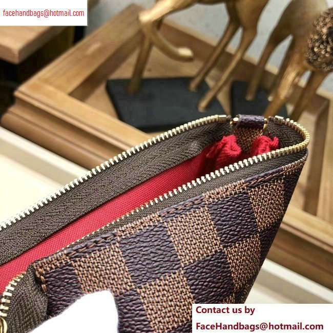 Louis Vuitton Damier Ebene Canvas Mini Pochette Accessoires Bag N58009 - Click Image to Close