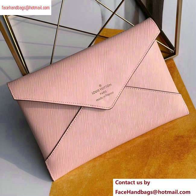 Louis Vuitton Epi Leather Pochette Kirigami Pouch Bag M62457 Pink/Burgundy/Red 2020 - Click Image to Close