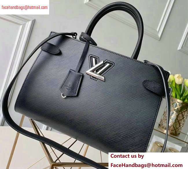 Louis Vuitton Epi Leather Twist Tote Bag M54810 Black