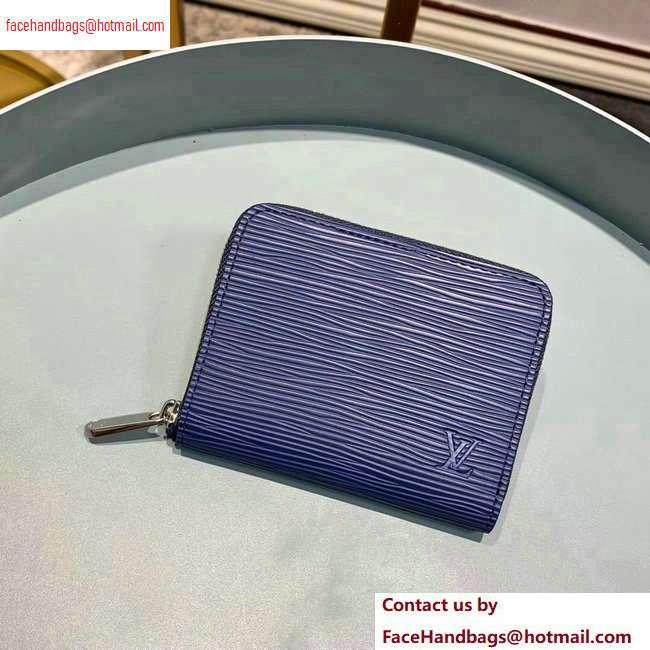 Louis Vuitton Epi Leather Zippy Coin Purse M60384 Indigo - Click Image to Close