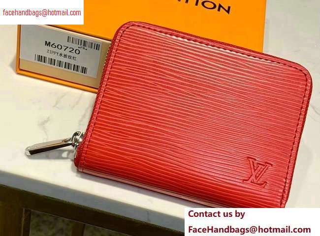 Louis Vuitton Epi Leather Zippy Coin Purse M60720 Coquelicot