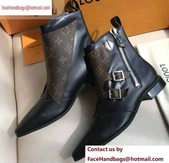 Louis Vuitton Jumble Flat Ankle Boots Monogram Canvas 2020