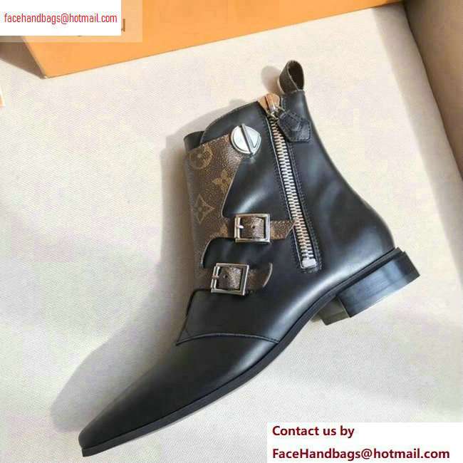 Louis Vuitton Jumble Flat Ankle Boots Monogram Canvas 2020 - Click Image to Close