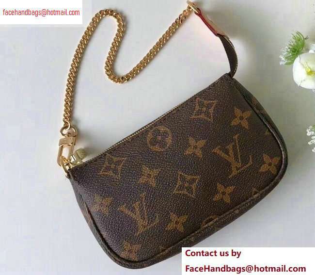 Louis Vuitton Monogram Canvas Mini Pochette Accessoires Bag M58009