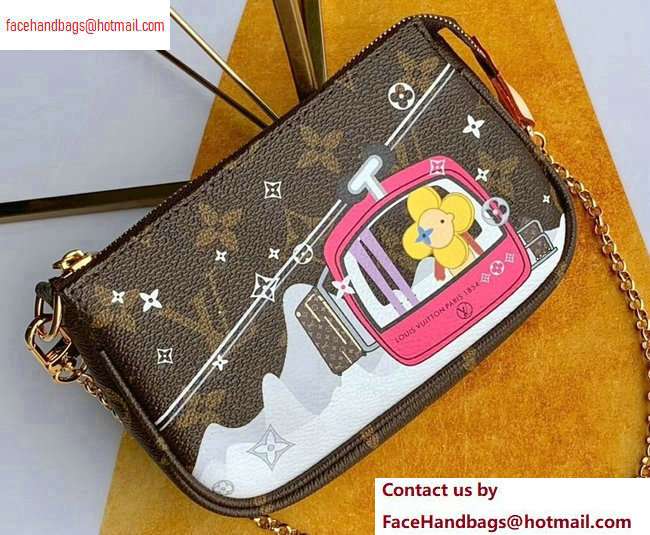 Louis Vuitton Monogram Canvas Mini Pochette Accessoires Bag Print