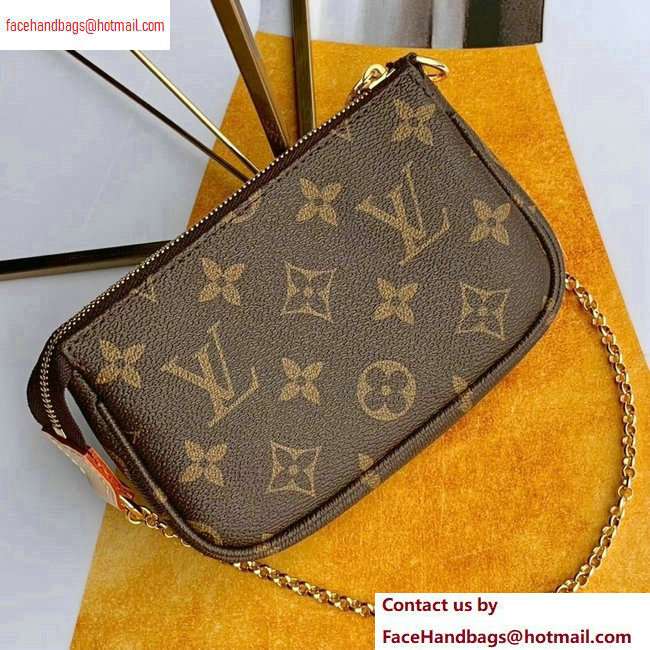 Louis Vuitton Monogram Canvas Mini Pochette Accessoires Bag Print