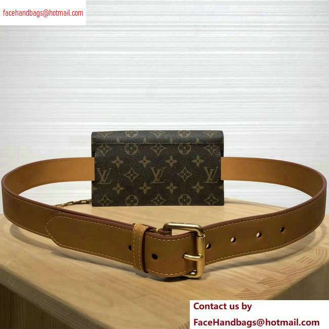 Louis Vuitton Monogram Canvas S Lock Belt Pouch PM/MM/GM Bag M44667/M68549/M68550 2020
