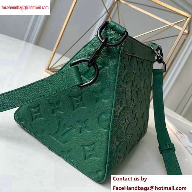 Louis Vuitton Monogram Empreinte Triangle Shaped Messenger Bag M54330 Green 2020 - Click Image to Close