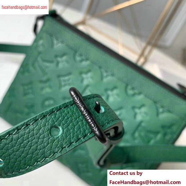 Louis Vuitton Monogram Empreinte Triangle Shaped Messenger Bag M54330 Green 2020