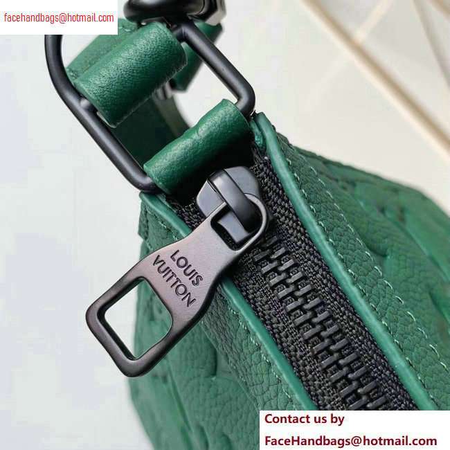 Louis Vuitton Monogram Empreinte Triangle Shaped Messenger Bag M54330 Green 2020