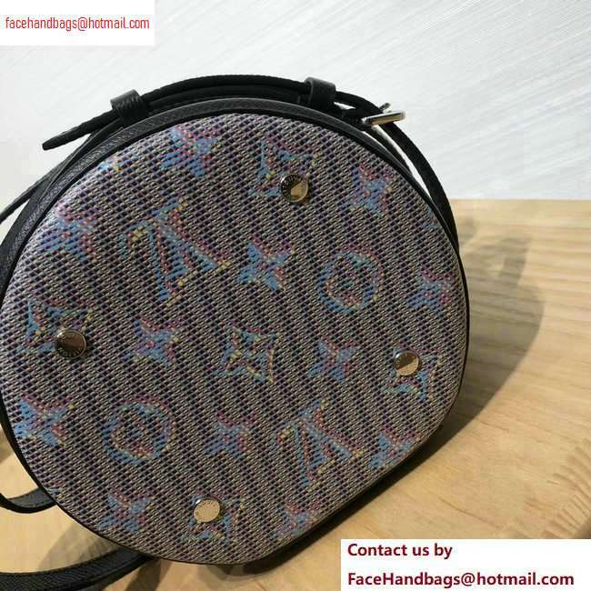 Louis Vuitton Monogram LV Pop Print Cannes Beauty Case Bucket Bag M55457 Black 2020 - Click Image to Close