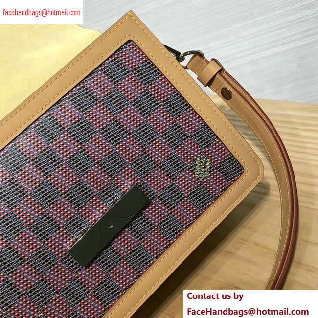 Louis Vuitton Monogram LV Pop Print Dauphine MM Bag M55452 Pink 2020 - Click Image to Close