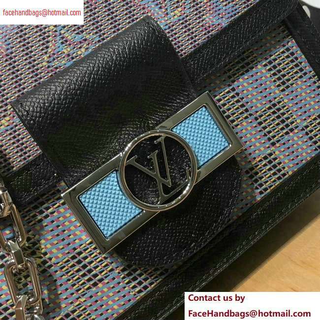 Louis Vuitton Monogram LV Pop Print Mini Dauphine Bag M55454 Blue 2020