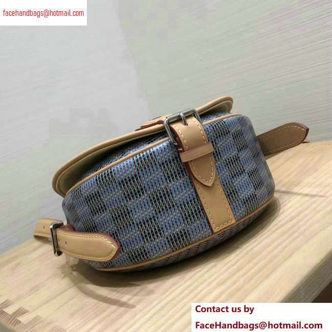 Louis Vuitton Monogram LV Pop Print Tambourin Bag M55460 Blue 2020 - Click Image to Close