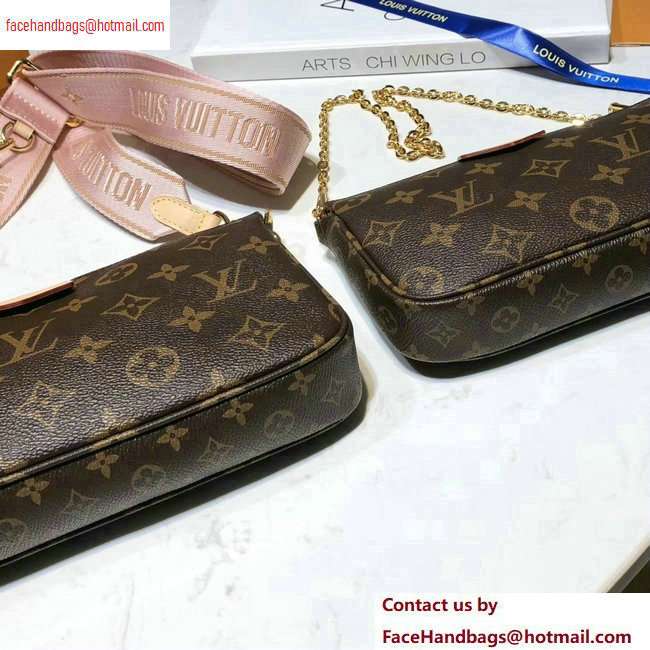 Louis Vuitton Multi-Pochette Accessoires Bag pink - Click Image to Close
