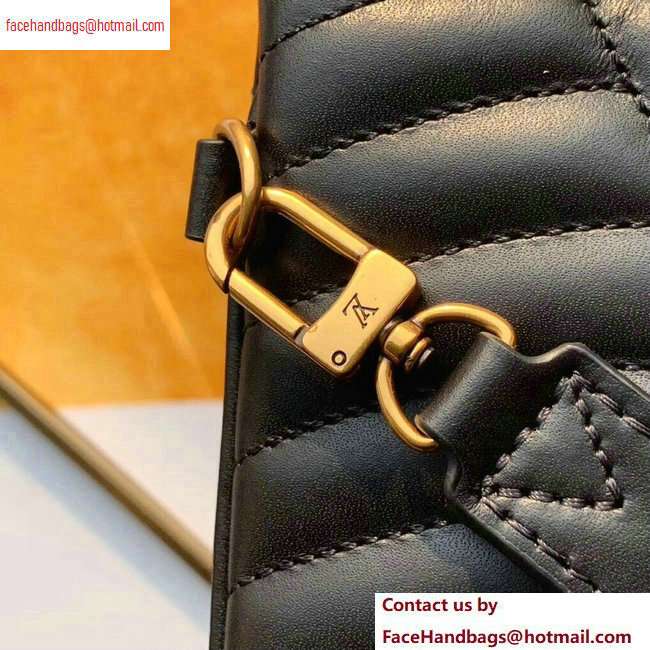 Louis Vuitton New Wave Zip Pochette Bag M63943 Black 2020 - Click Image to Close