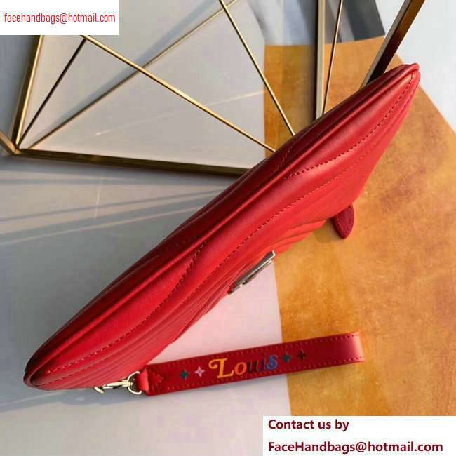 Louis Vuitton New Wave Zip Pochette Bag M67500 Red 2020