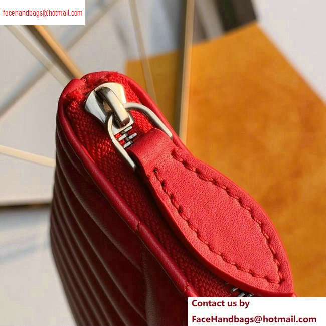Louis Vuitton New Wave Zip Pochette Bag M67500 Red 2020 - Click Image to Close