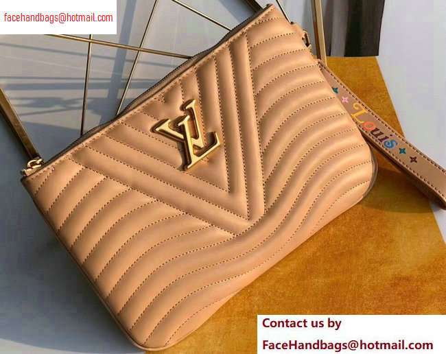 Louis Vuitton New Wave Zip Pochette Bag M68478 Apricot 2020 - Click Image to Close