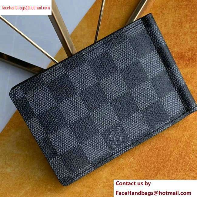 Louis Vuitton Pince Wallet N61000 Damier Graphite Canvas - Click Image to Close